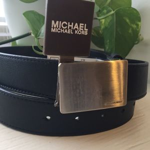 Michael Kors - Brand New!  Black Leather Belt